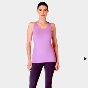 Sweaty Betty Seamless Workout Tank size Medium- aeon purple